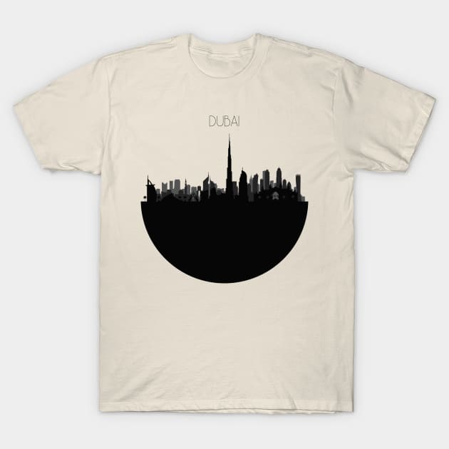 Dubai Skyline T-Shirt by inspirowl